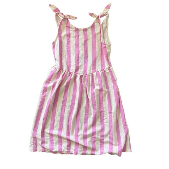 Zara Other - ZARA Girls Pink & White Striped Sundress Size 9